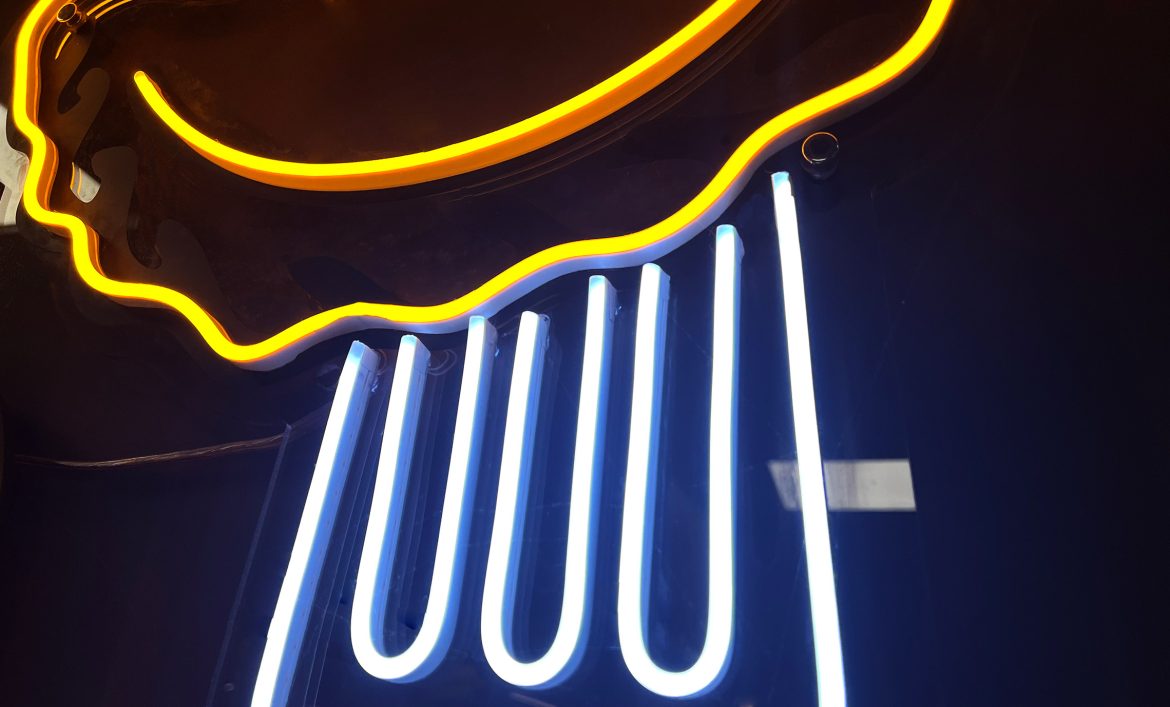 Логотип с неоновой подсветкой в ​​Киеве заказать в магазин
