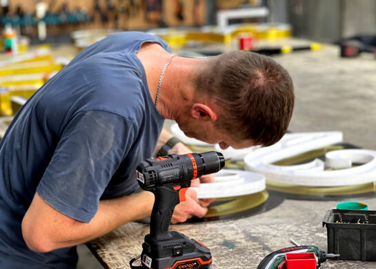 Буквы с контражуром изготовление