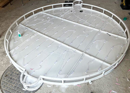 Изготовление большого лайтбокса фото