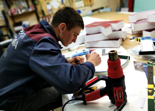 Изготовление объемных букв фото