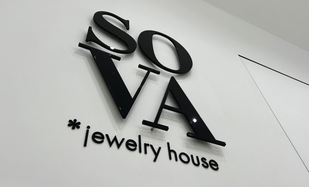 Акриловые буквы на стене фото