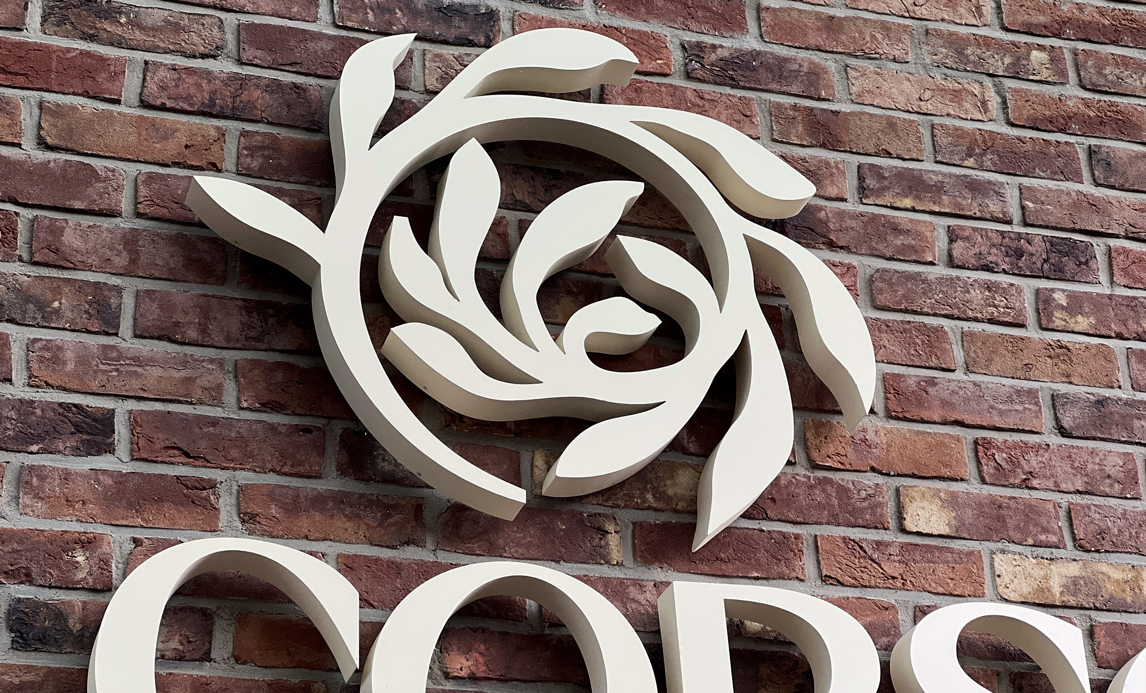 Об’ємний логотип ресторану фото