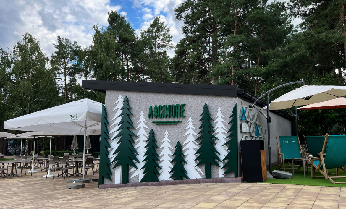 Оформлення фотозони кафе фото