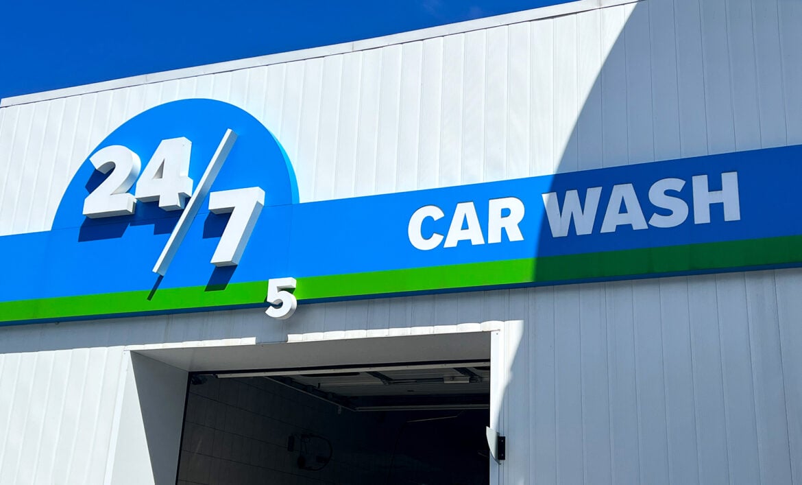 Вывеска автомойка пример